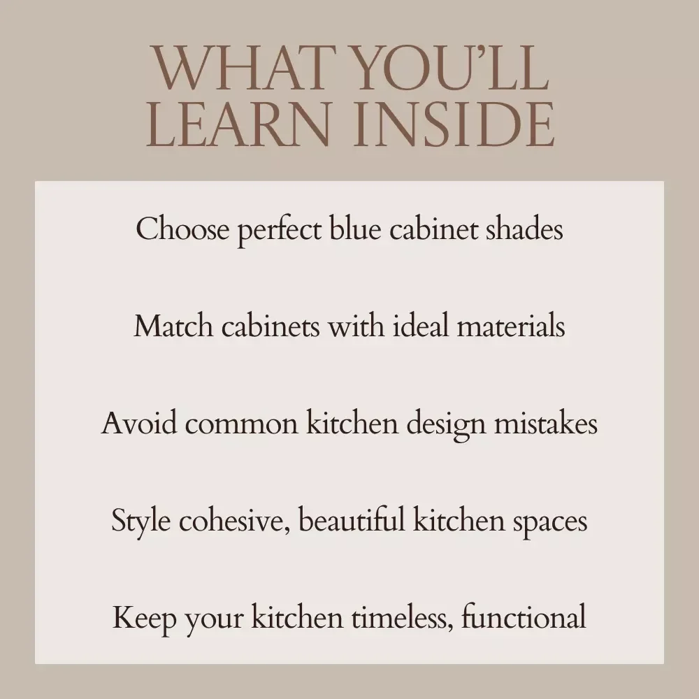 Blue Cabinets That Make Your Kitchen Feel Like Home – A Complete Guide with Blue Kitchen Cabinets Ideas for Stylish, Timeless Interiors
