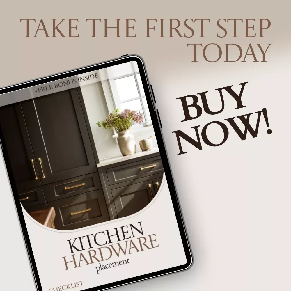 Kitchen Hardware Placement Checklist – Kitchen Cabinet Hardware Placement Guide, Cabinet Knob & Pull Positioning Template, DIY Kitchen Upgrade Planner, Instant Download