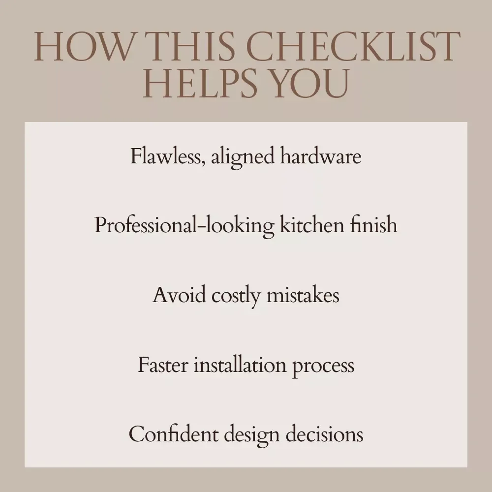 Kitchen Hardware Placement Checklist – Kitchen Cabinet Hardware Placement Guide, Cabinet Knob & Pull Positioning Template, DIY Kitchen Upgrade Planner, Instant Download