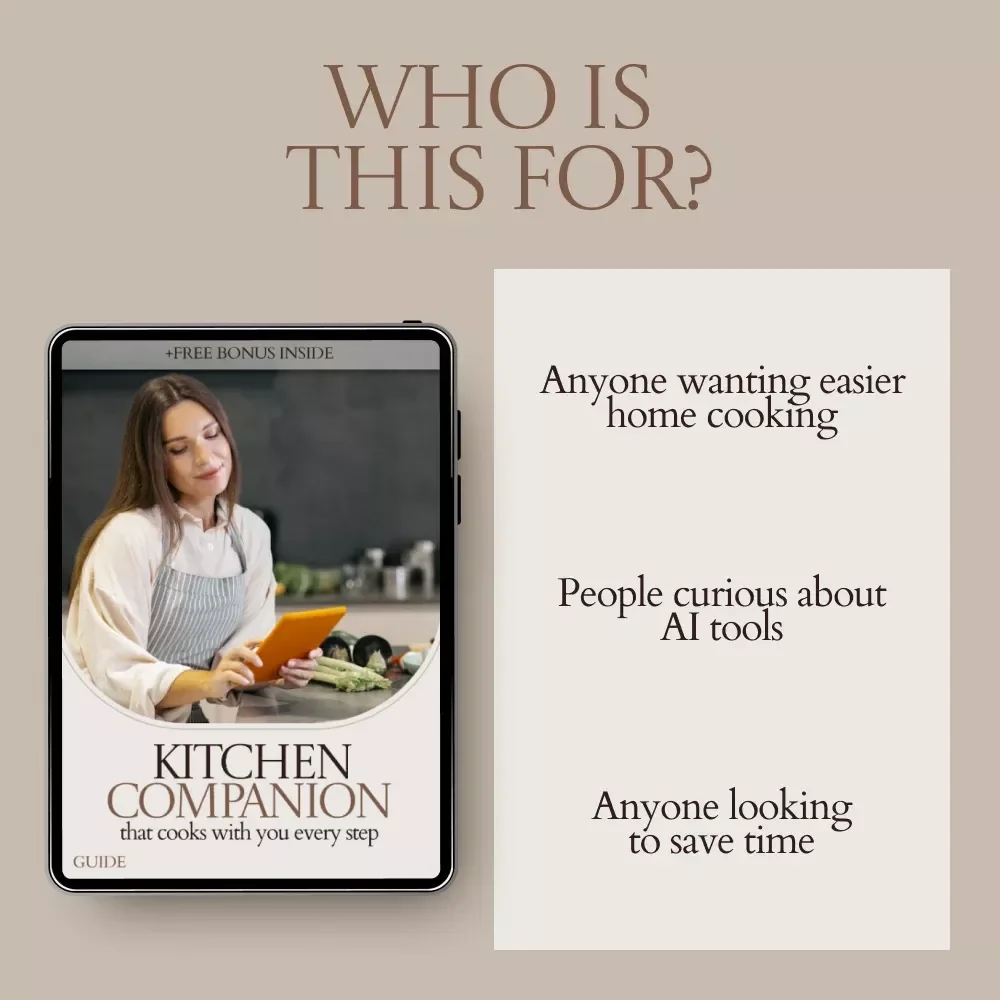 Kitchen Companion That Cooks With You Every Step – AI Sous Chef for Guided Cooking Digital Guide for Smarter Home Cooking & Effortless Meal Mastery