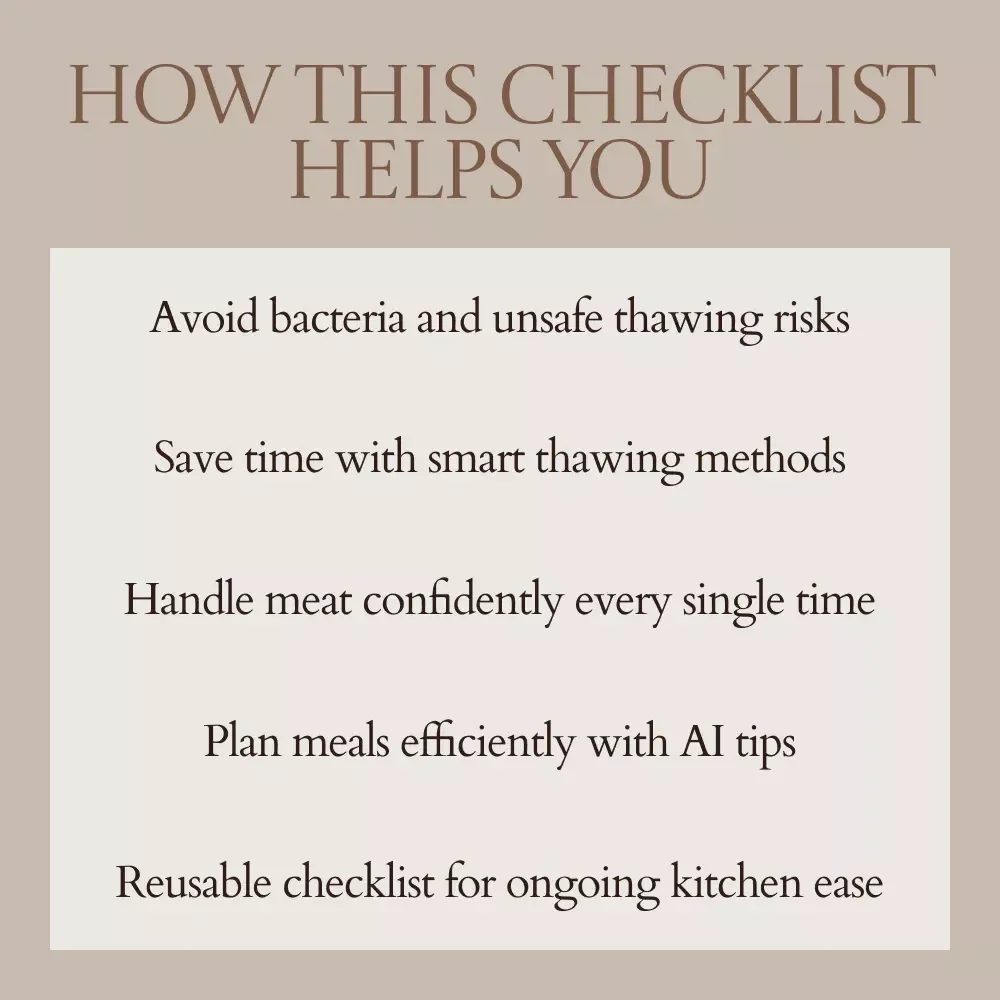 Your No-Stress Meat-Thawing: Easy Checklist for How to Thaw Meat Safely