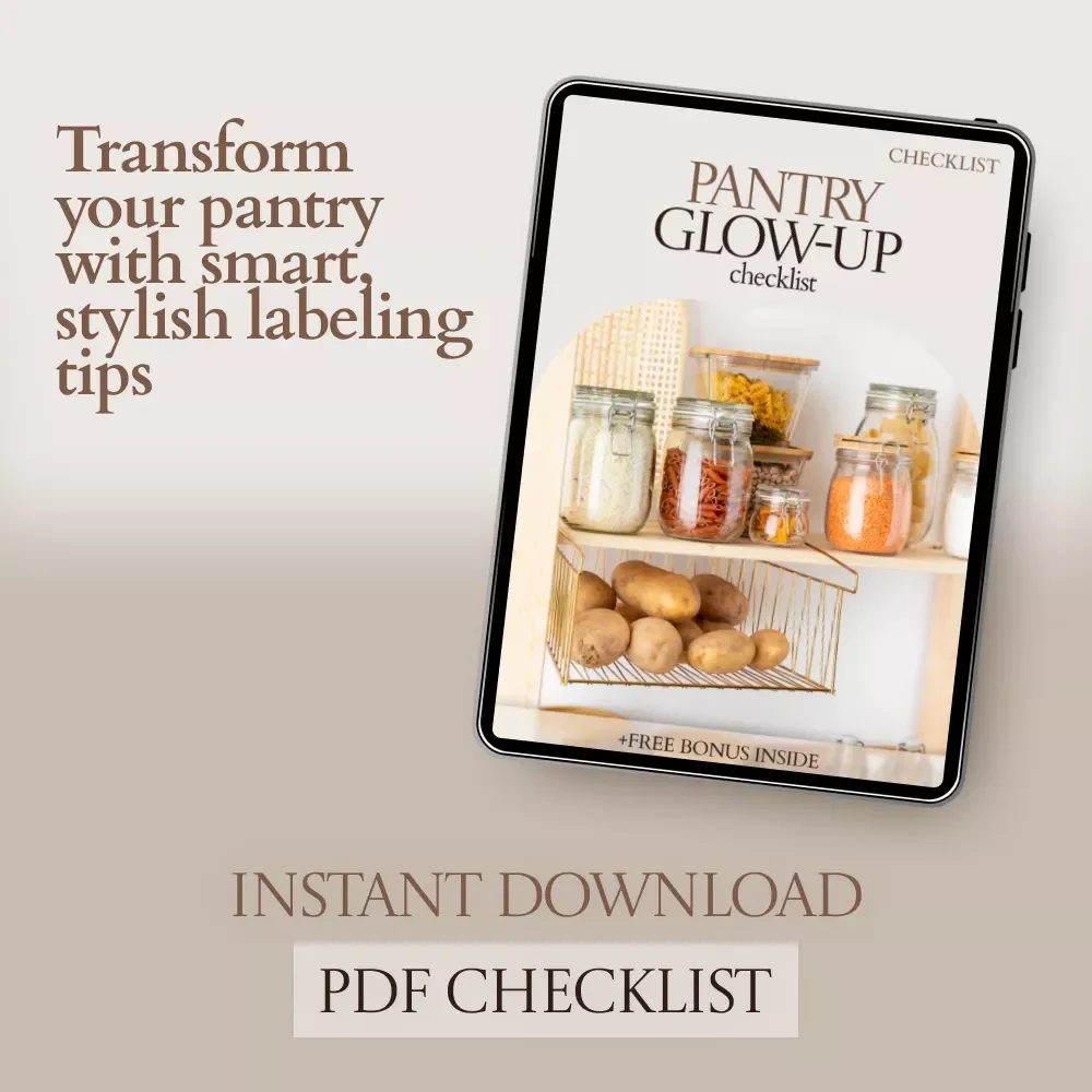 Pantry Glow-Up Checklist: The Ultimate Guide to Labeling Your Pantry Jars in Style