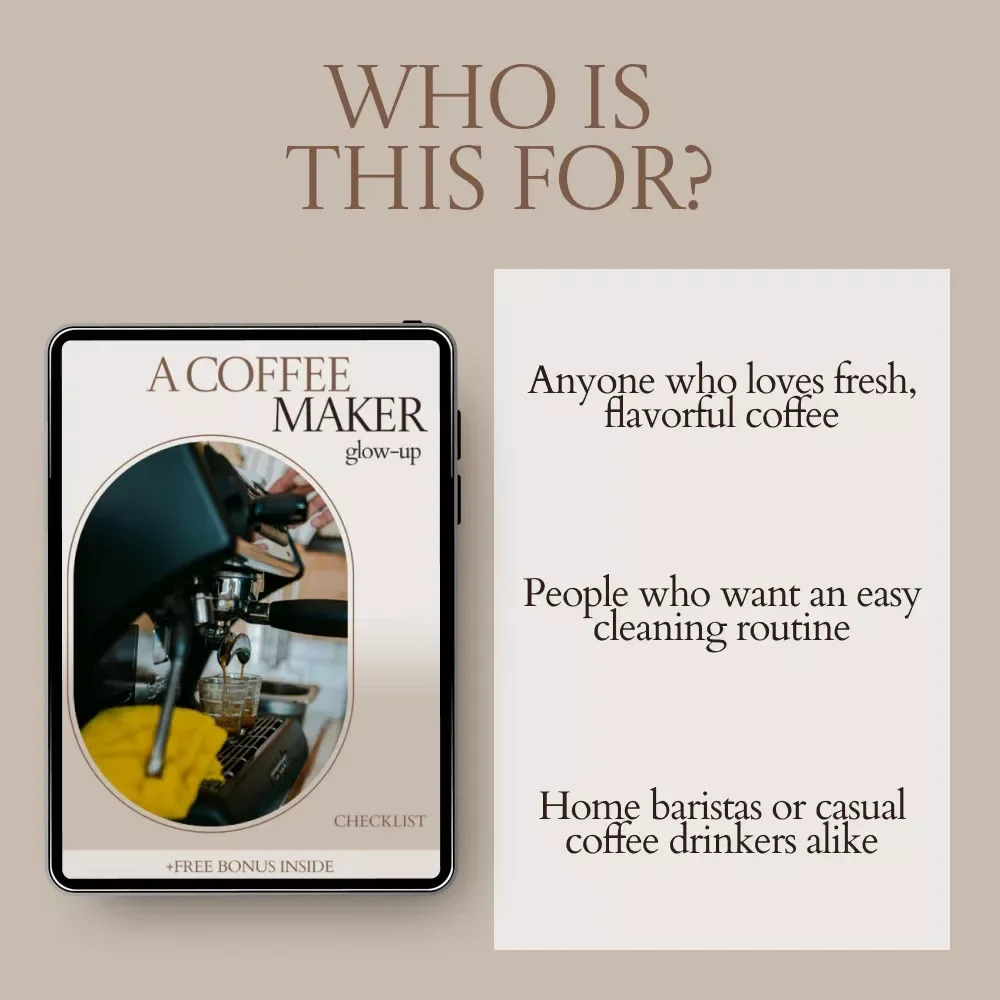 A Coffee Maker Glow-Up: Ultimate Checklist for How to Descale Coffee Maker & Keep It Sparkling