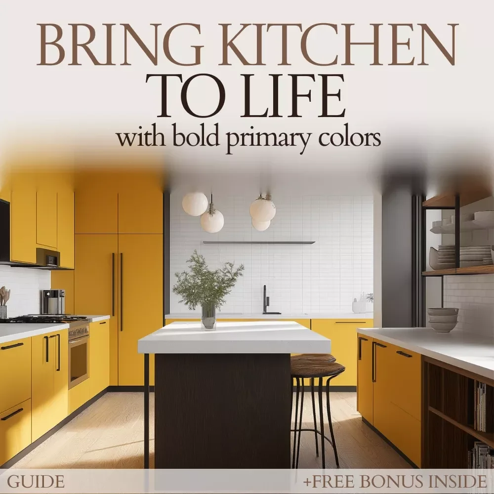 Bring Your Kitchen to Life with Bold Primary Colors | Ultimate Guide to Using Primary Colors in Kitchen Design, Layout & Styling