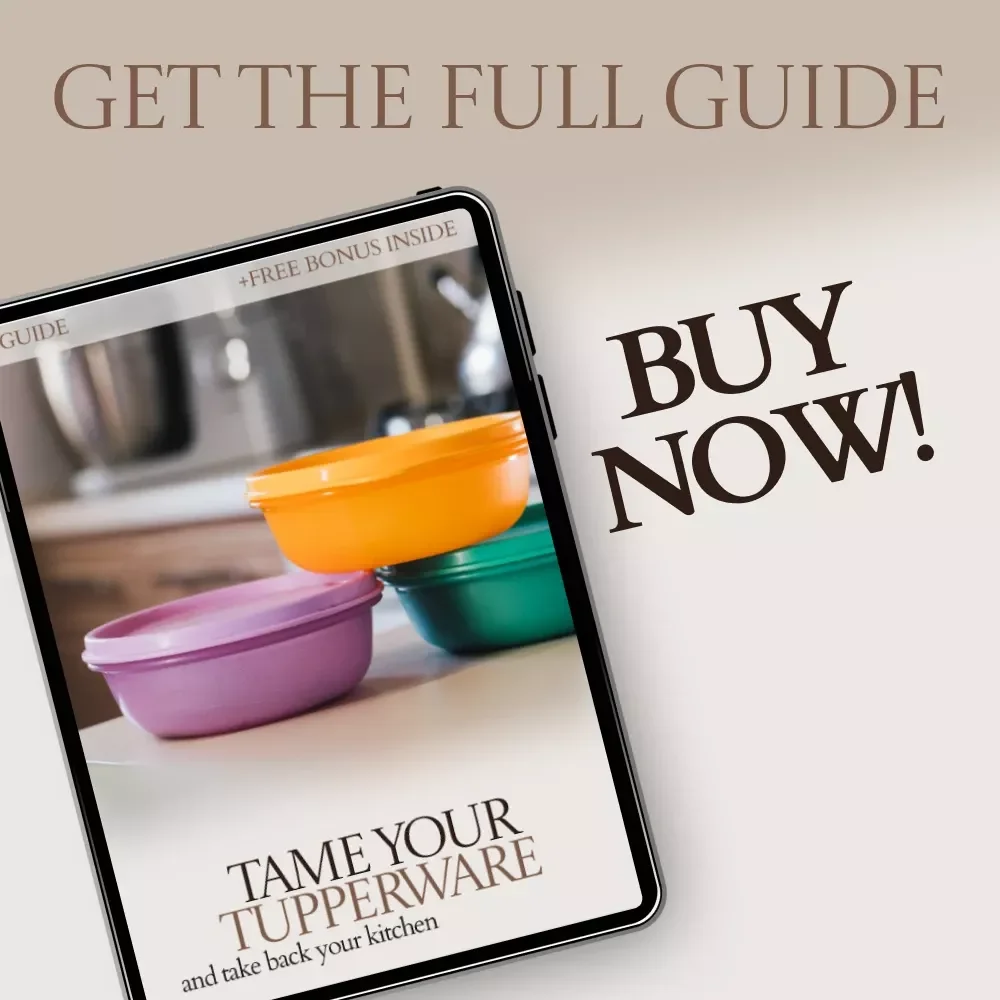 Tame Your Tupperware and Take Back Your Kitchen: The Ultimate Guide to Organizing Your Tupperware Collection