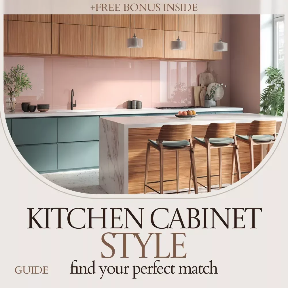 Find Your Perfect Kitchen Cabinet Style Guide | Kitchen Cabinet Door Styles, Design Planner, Materials & Finish Comparison, Remodel & Renovation Digital Download
