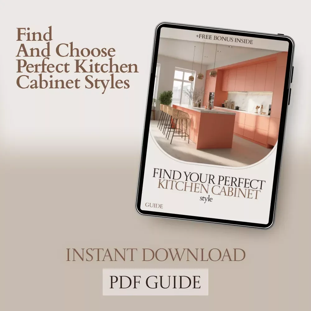 Find Your Perfect Kitchen Cabinet Style Guide | Kitchen Cabinet Door Styles, Design Planner, Materials & Finish Comparison, Remodel & Renovation Digital Download