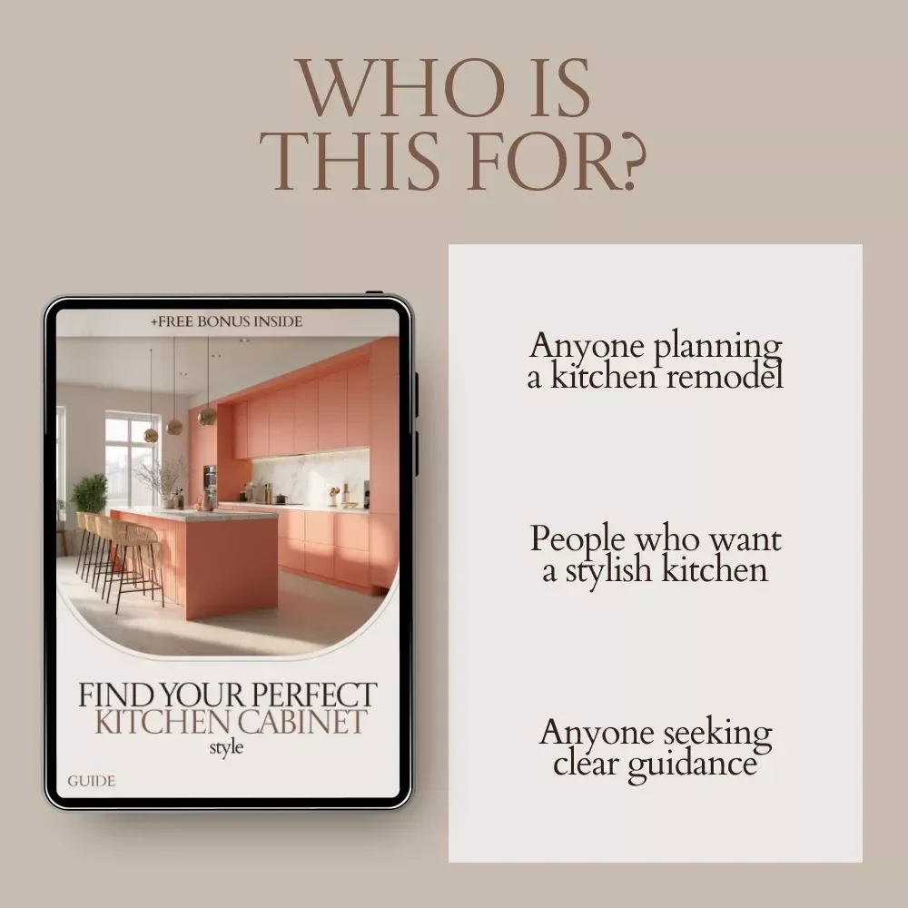 Find Your Perfect Kitchen Cabinet Style Guide | Kitchen Cabinet Door Styles, Design Planner, Materials & Finish Comparison, Remodel & Renovation Digital Download