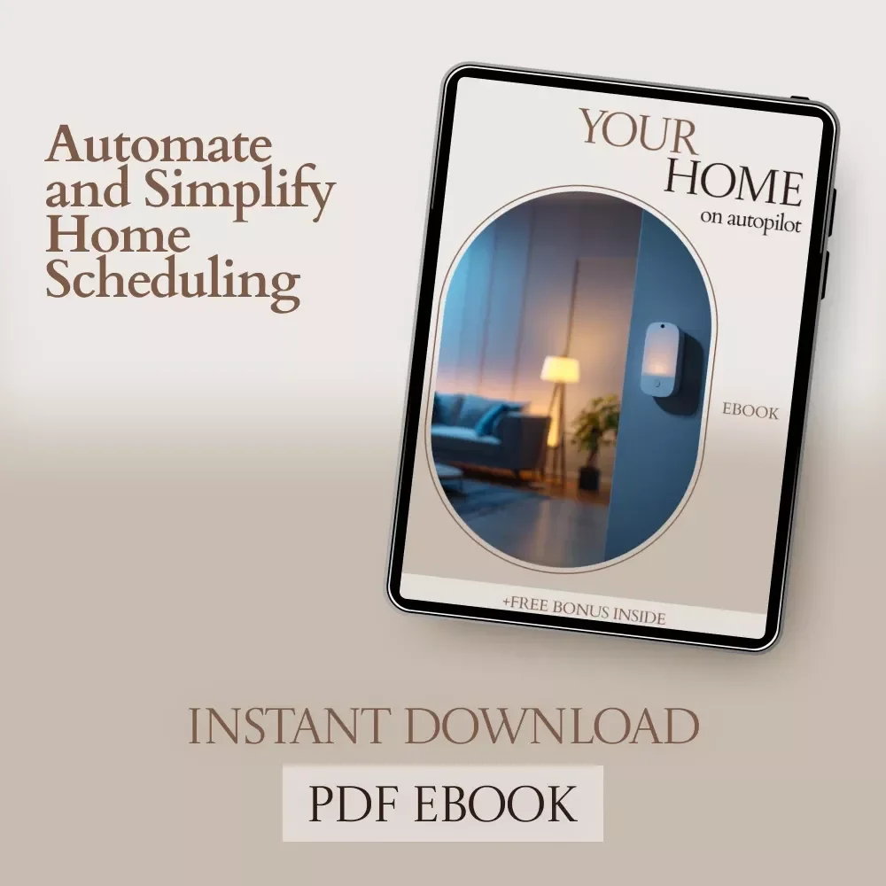 Your Home on Autopilot: AI to Organize Household Schedules eBook, Smart Home Planning Guide, Family Routine Automation Checklist, Digital Download