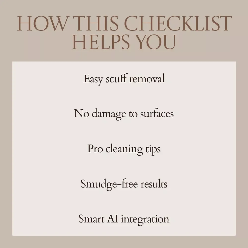 Make Scuffs Vanish with a Melamine Sponge - The Ultimate Baseboard Cleaning Checklist