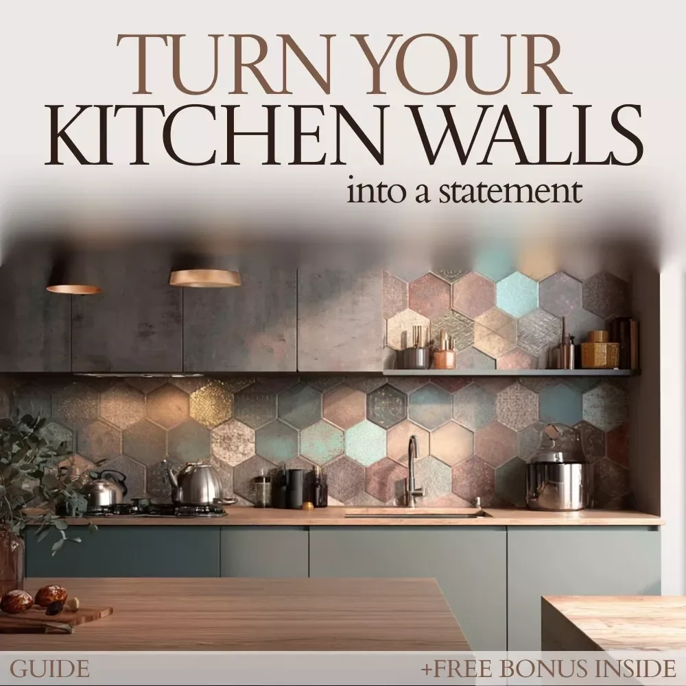 Turn Your Kitchen Walls Into a Statement – Kitchen Backsplash Ideas Guide, Modern Design Tips, DIY Planning & Stylish Renovation Inspiration eBook
