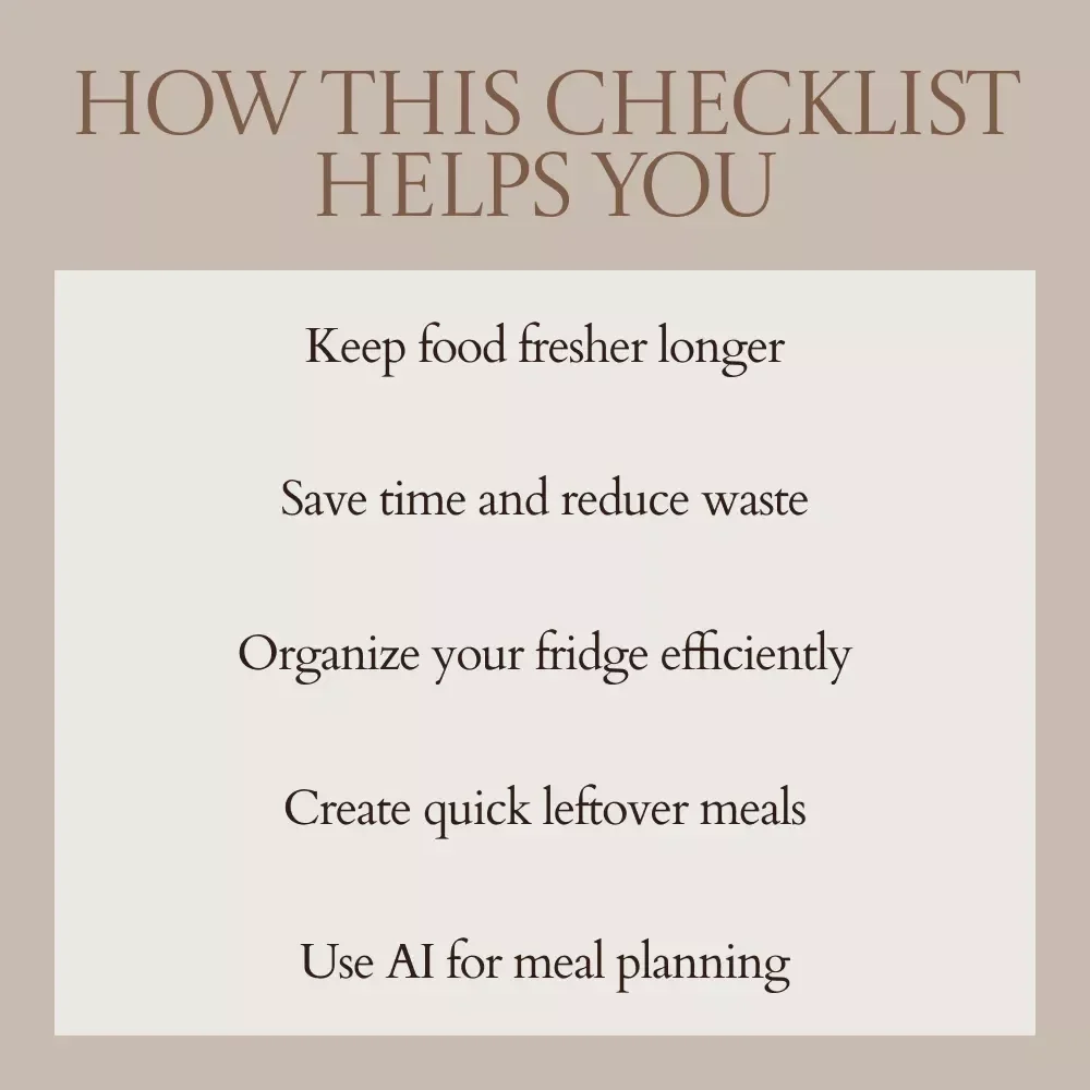 Smart Leftover Storage: Ultimate Leftover Storage Solutions Checklist for Organized, Fresh Food