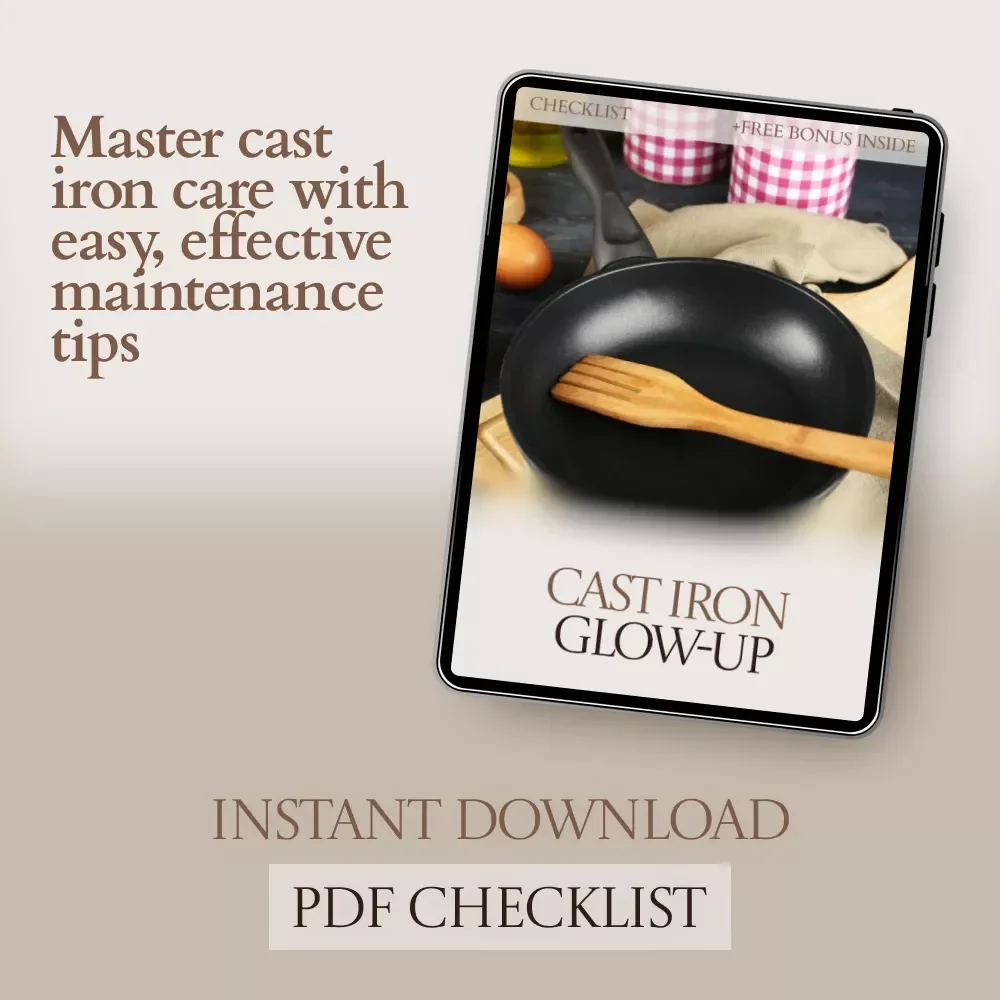 Cast Iron Glow-Up: The Ultimate Checklist on How to Clean Cast Iron Skillet