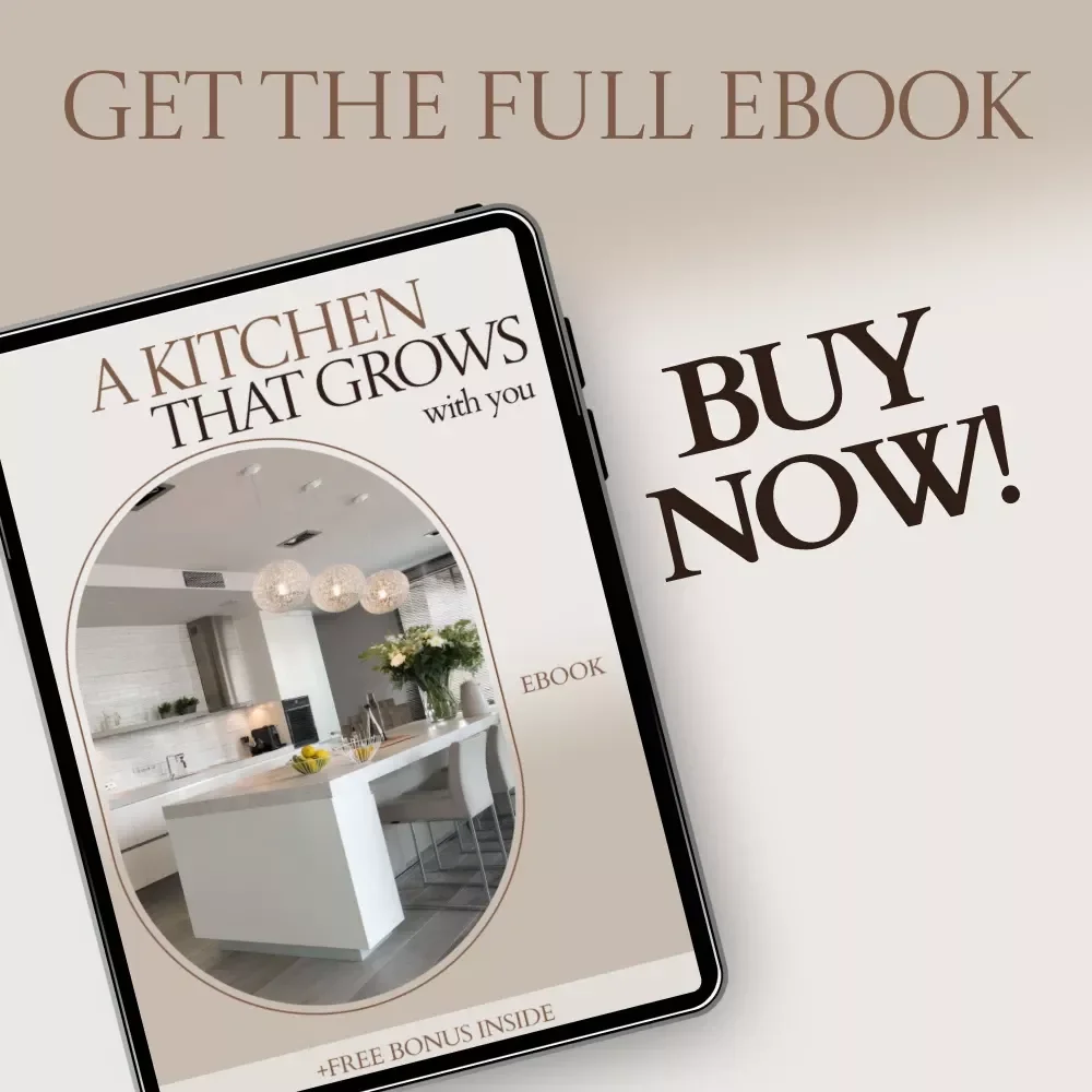 A Kitchen That Grows With You – how to design kitchen for aging in place eBook | Accessible Kitchen Planning Guide | Safety, Layout & Smart Home Checklist