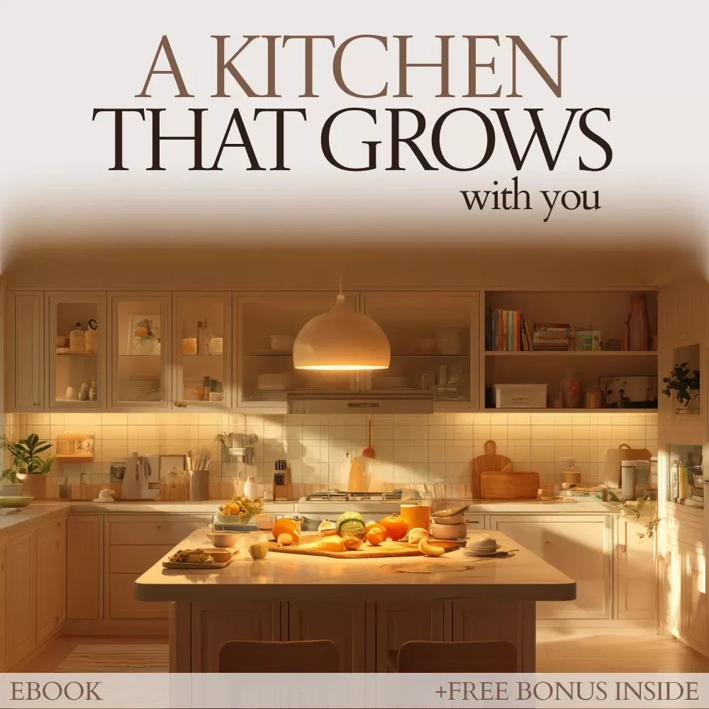 A Kitchen That Grows With You – how to design kitchen for aging in place eBook | Accessible Kitchen Planning Guide | Safety, Layout & Smart Home Checklist