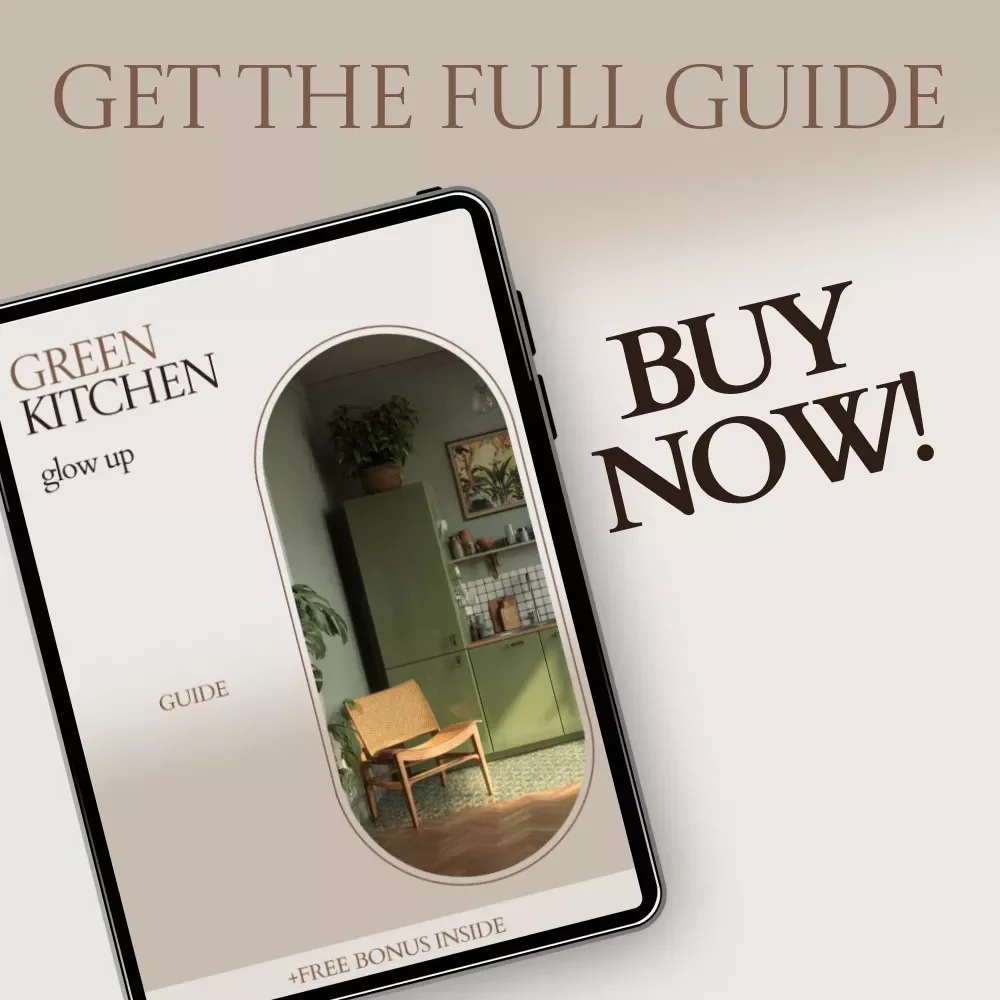 Green Kitchen Glow Up – Eco Friendly Kitchen Products Guide, Sustainable Living eBook, Low-Waste Kitchen Checklist, Eco Home Upgrade Digital Download