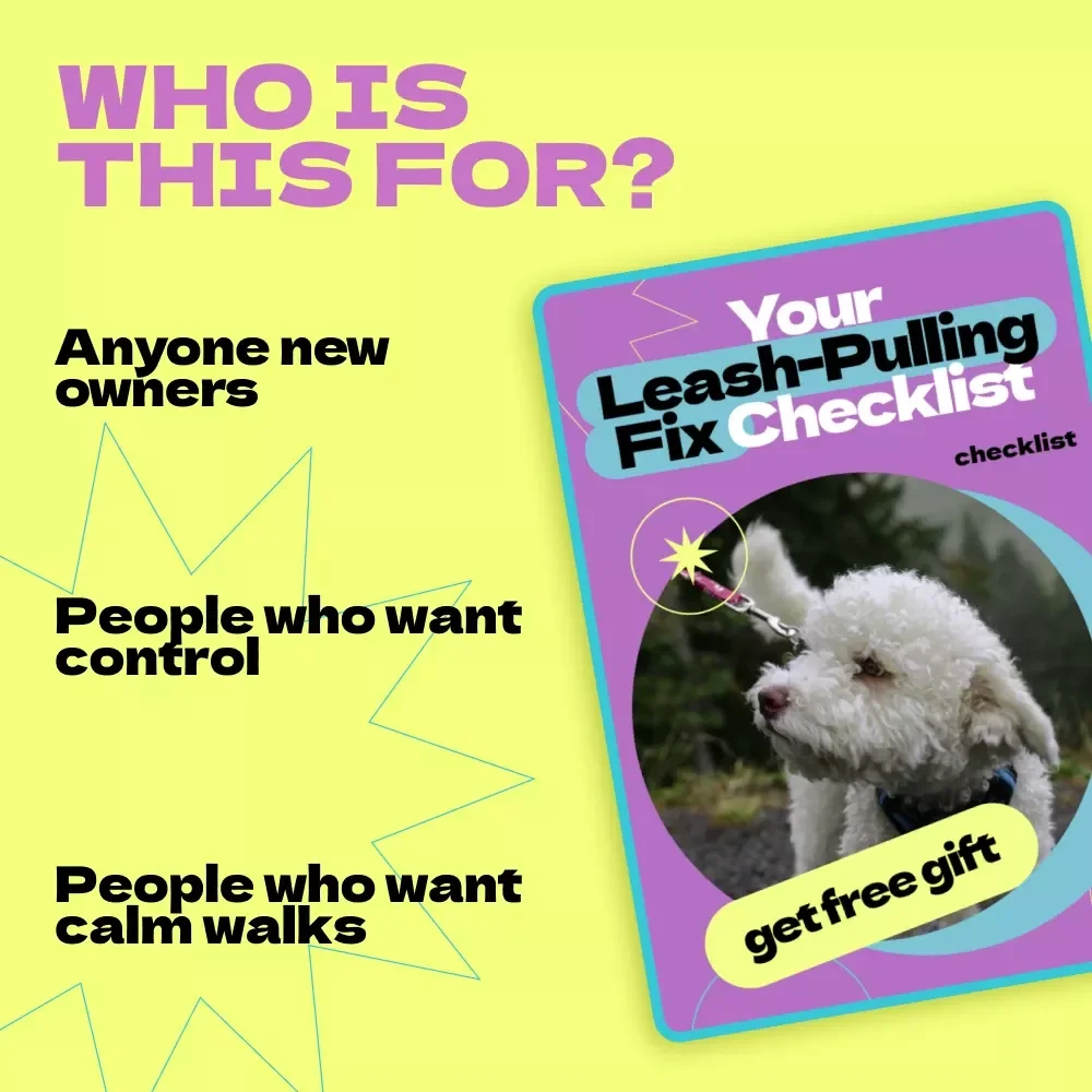 Your Leash-Pulling Fix Checklist – How to Stop Dog from Pulling on Leash Training Guide, Easy Walk Routine, Positive Reinforcement Dog Training Download