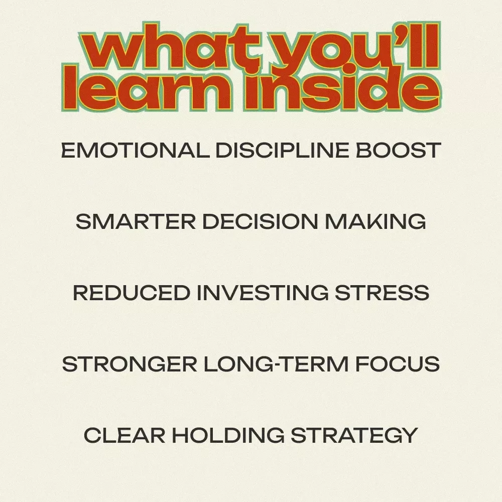 The Investor’s Hold-Strong Checklist – Psychology of Holding During Volatility Guide for Calm, Disciplined Long-Term Investing