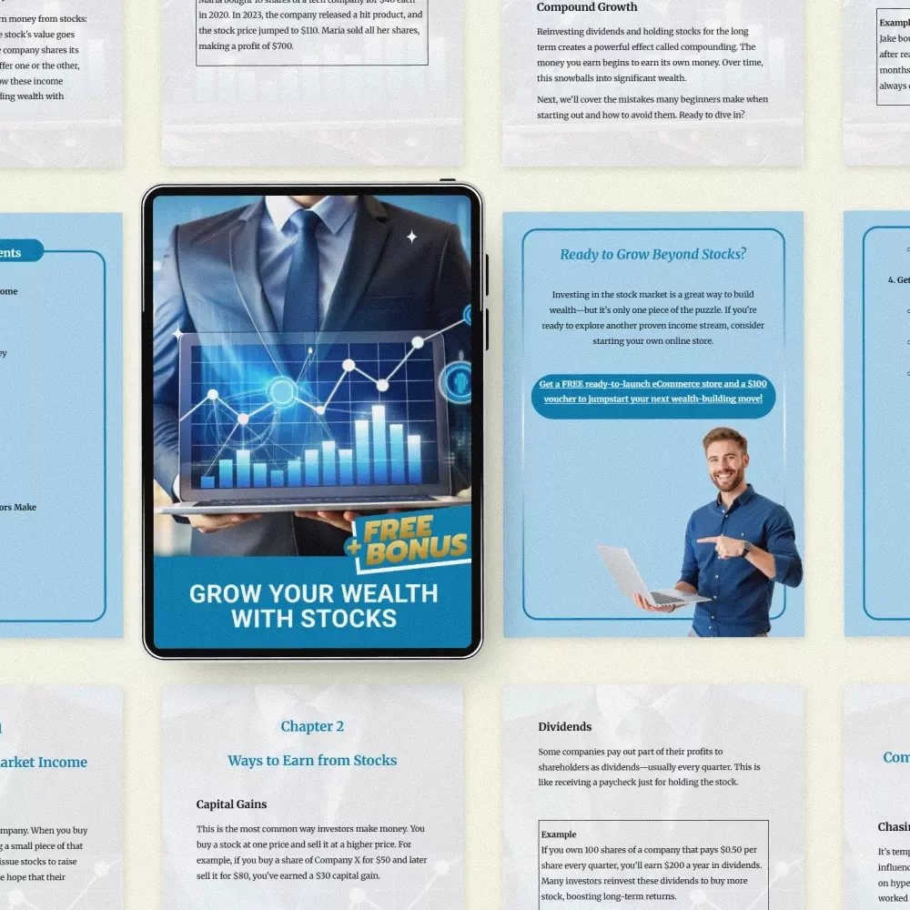 Grow Your Wealth with Stocks: A Practical Guide on How to Earn Money from Stocks
