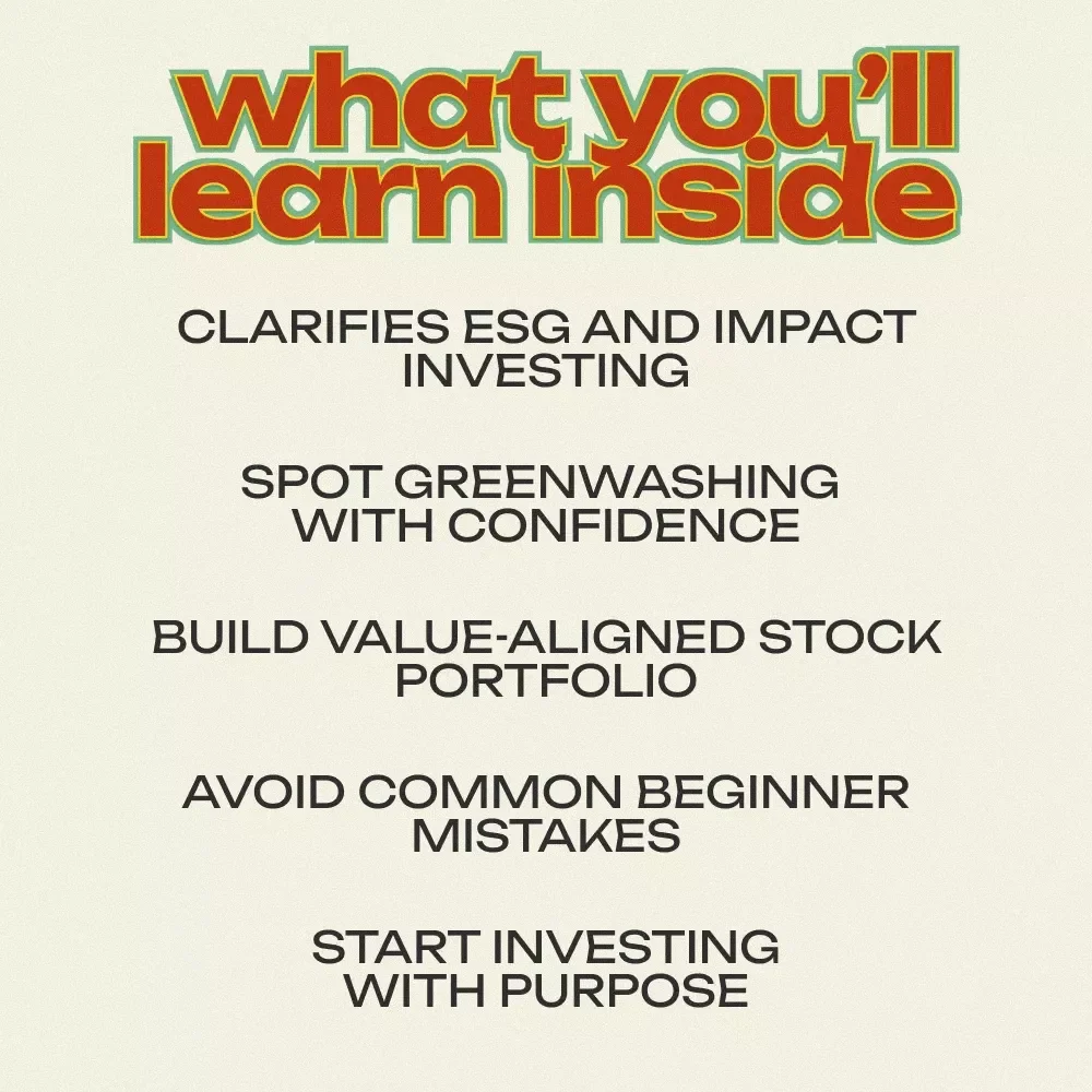 Make Money Without Selling Your Soul | Ethical stock investing for Gen Z – Printable Digital Checklist for Beginner Investors | ESG & Socially Responsible Investing Guide