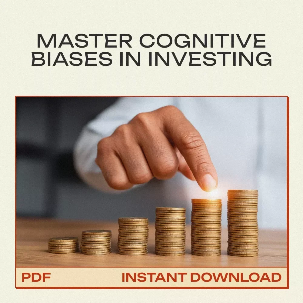 Your Bias-Busting Investor Checklist – Cognitive Biases in Stock Investing Digital Download for Smarter, Rational Investment Decisions