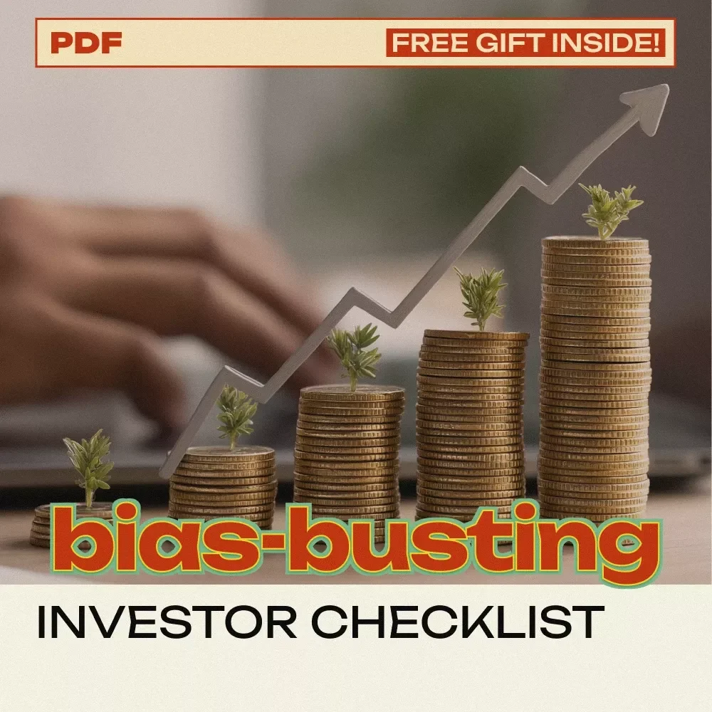 Your Bias-Busting Investor Checklist – Cognitive Biases in Stock Investing Digital Download for Smarter, Rational Investment Decisions