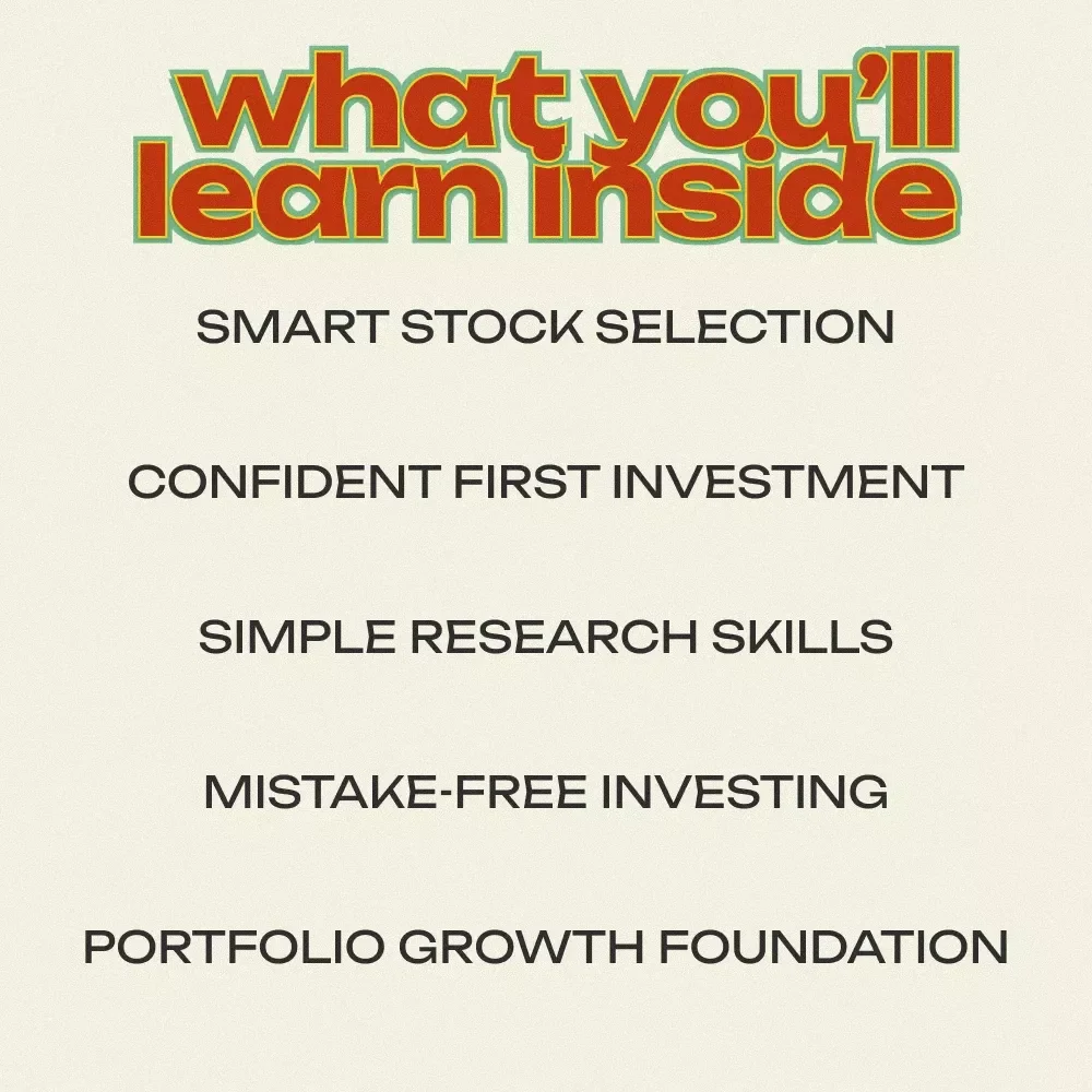 Buy Your First Stock Like a Pro – Beginner’s Guide on how to buy company stocks, Step-by-Step Investing eBook & Starter Checklist