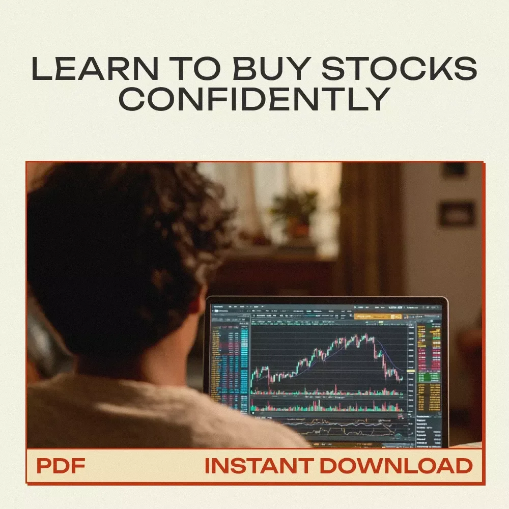 Buy Your First Stock Like a Pro – Beginner’s Guide on how to buy company stocks, Step-by-Step Investing eBook & Starter Checklist