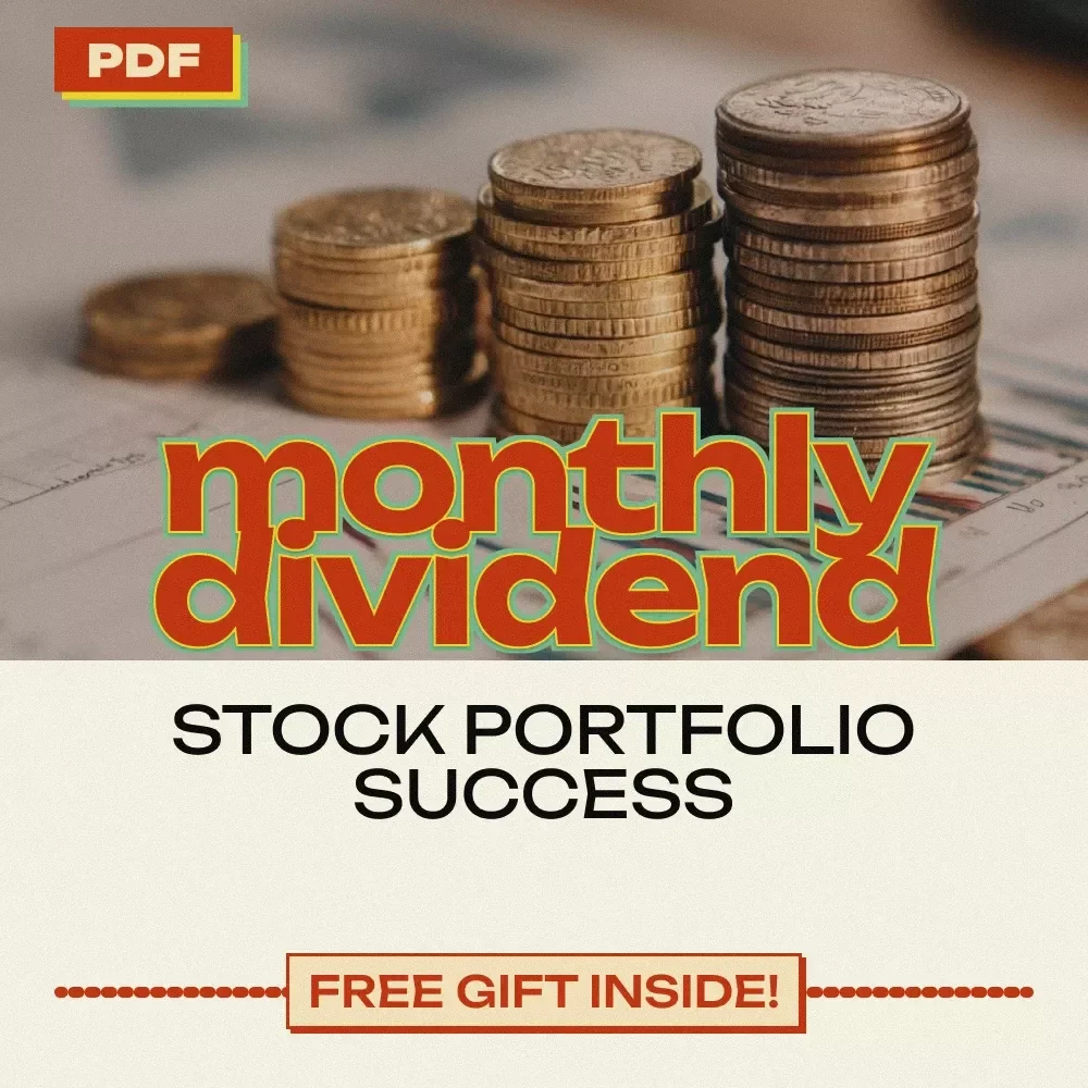 Checklist for Monthly Dividend Stock Portfolio Success | Monthly dividend stock portfolios Planning & Income Investing Digital Download