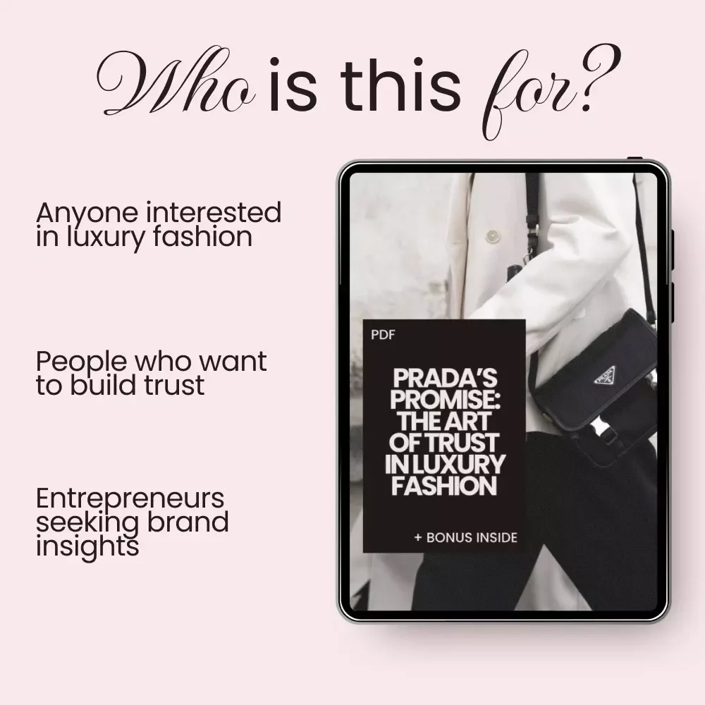 Prada’s Promise: The Art of Trust in Luxury Fashion eBook – Unlock the Secrets Behind Why People Trust Prada