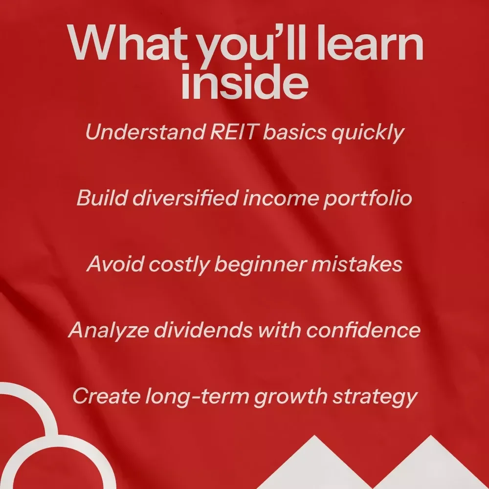 A Beginner’s Guide to Investing in Real Estate Investment Trusts – How to Start Buying REITs eBook, REIT Investing for Beginners, Passive Income & Dividend Strategy Guide