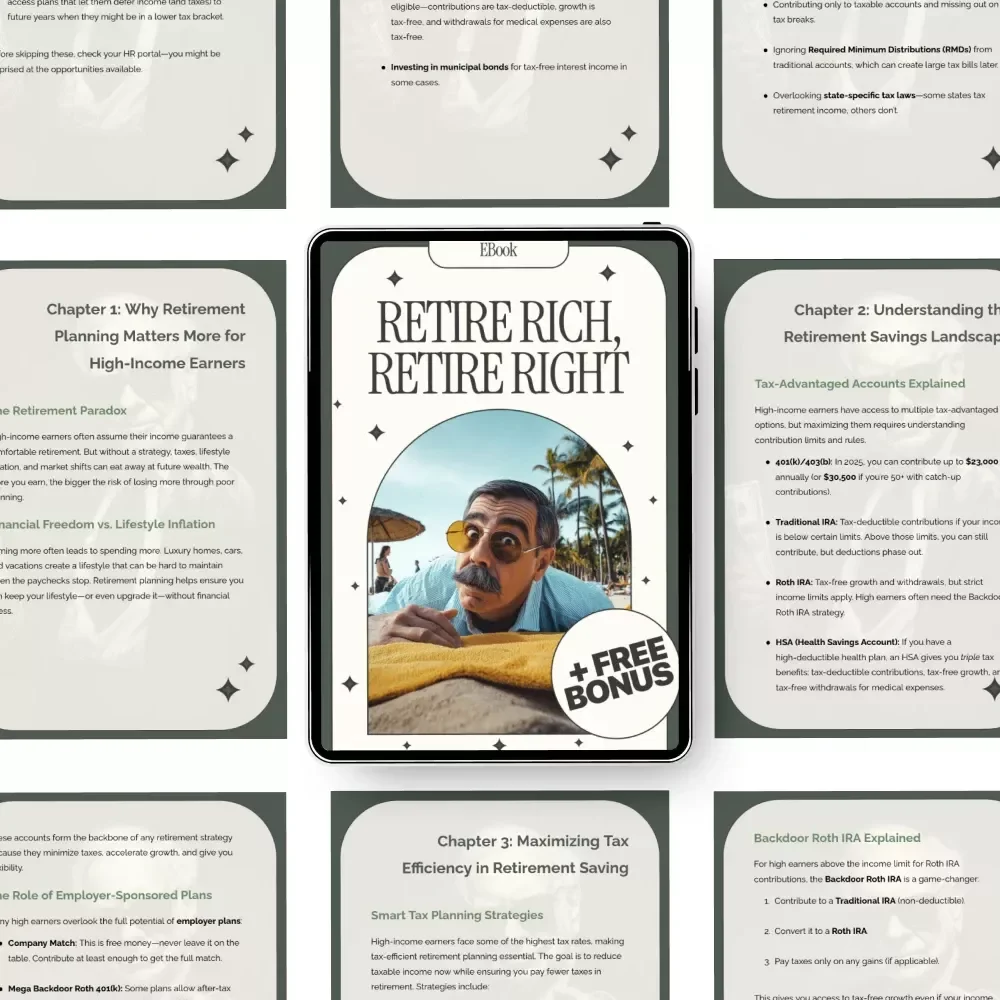 Retire Rich, Retire Right – The Best Retirement Saving Strategy High Income Earners Need | Tax-Efficient Wealth & Financial Freedom eBook Download