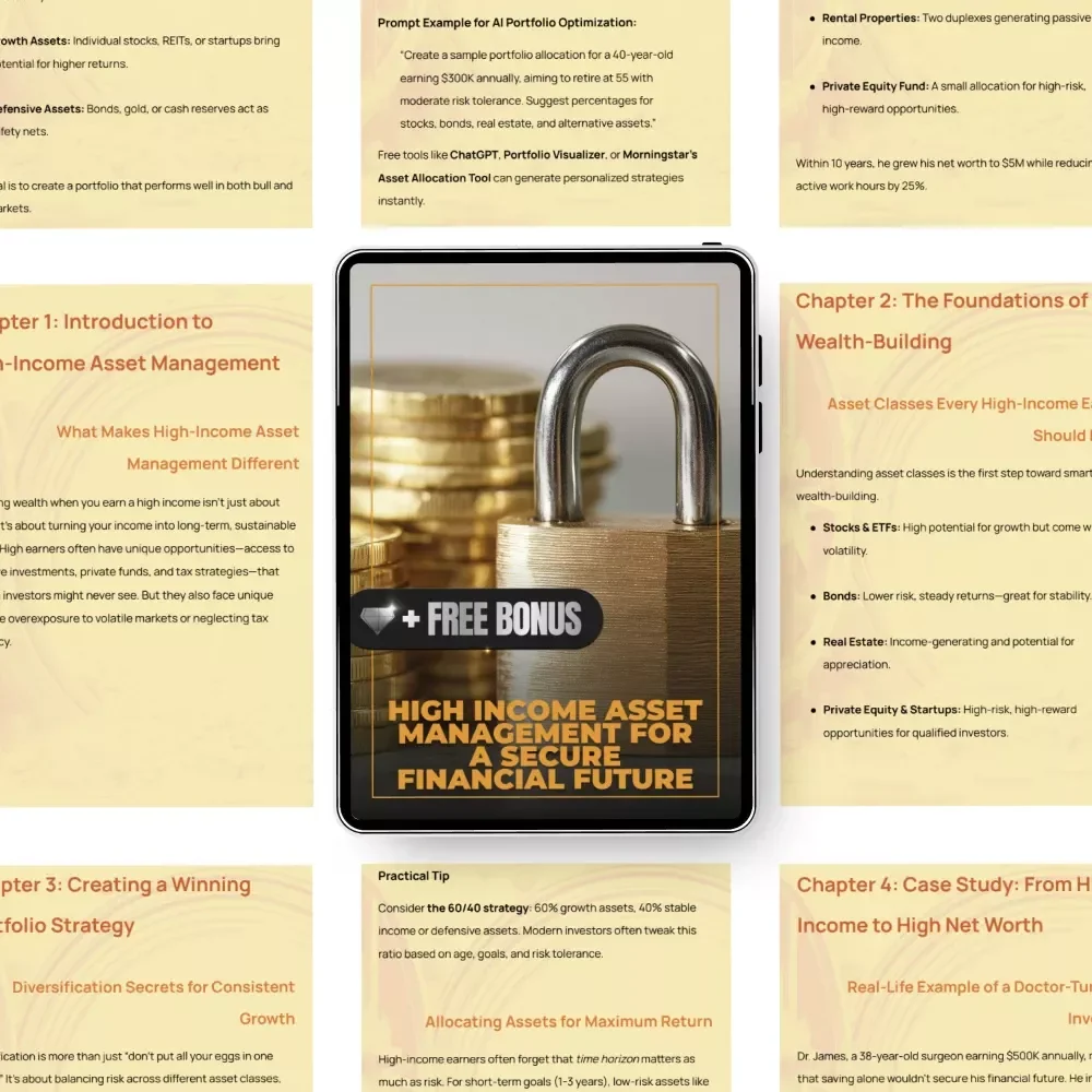 High Income Asset Management for a Secure Financial Future – High Income Asset Management eBook for Wealth Building, Passive Income & Smart Portfolio Strategy