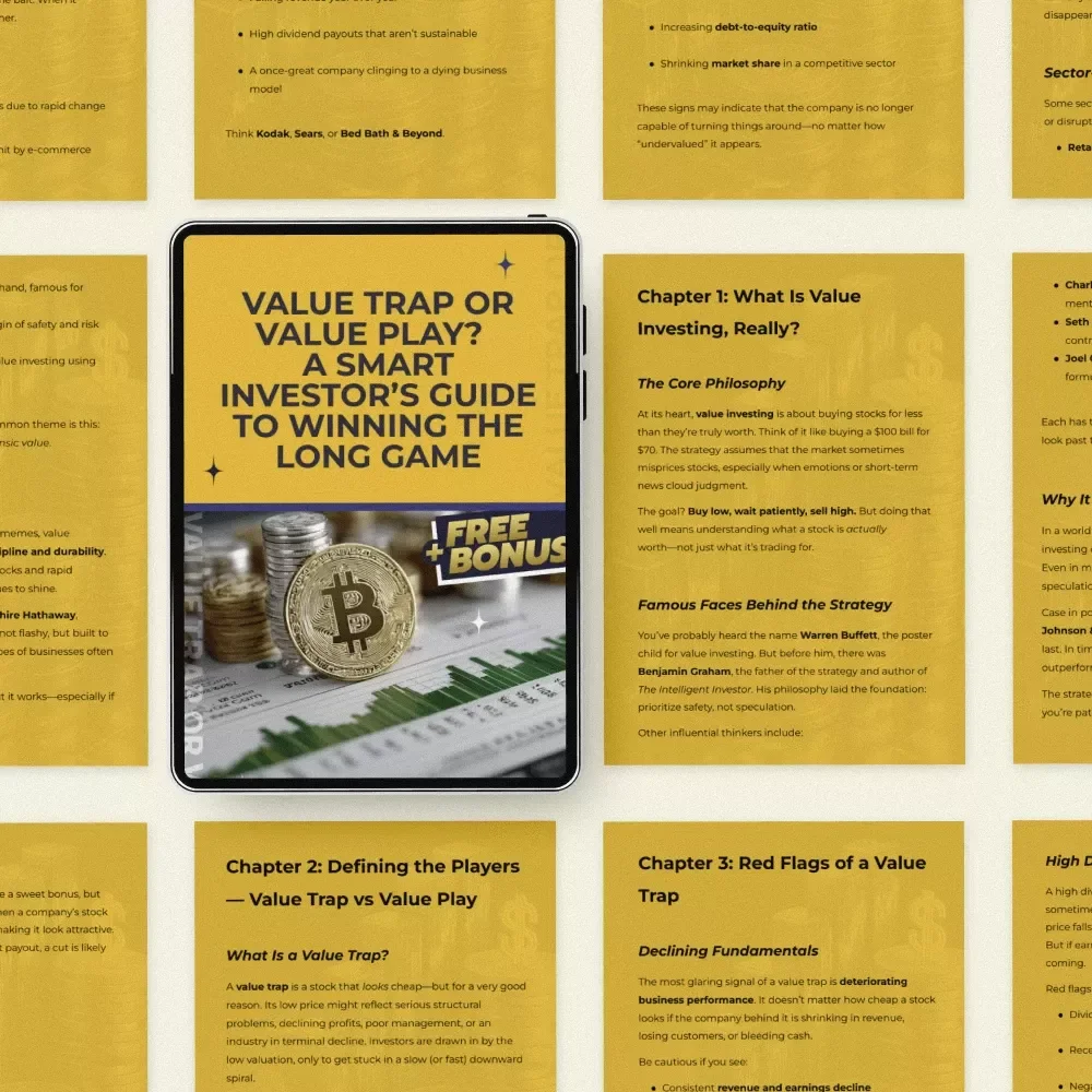 Value Trap or Value Play? A Smart Investor’s Guide to Winning the Long Game – Value trap vs value play analysis eBook for Long-Term Investors & Stock Market Strategy