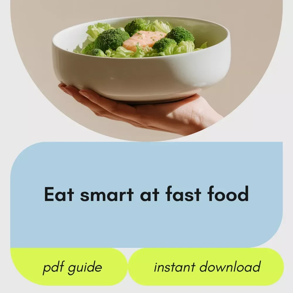 A Real-World Guide to Eating Healthy on the Go | Practical ebook on how to eat fast food healthy | Fast Food Nutrition, Budget-Friendly Meal Planning, Healthy Ordering Tips