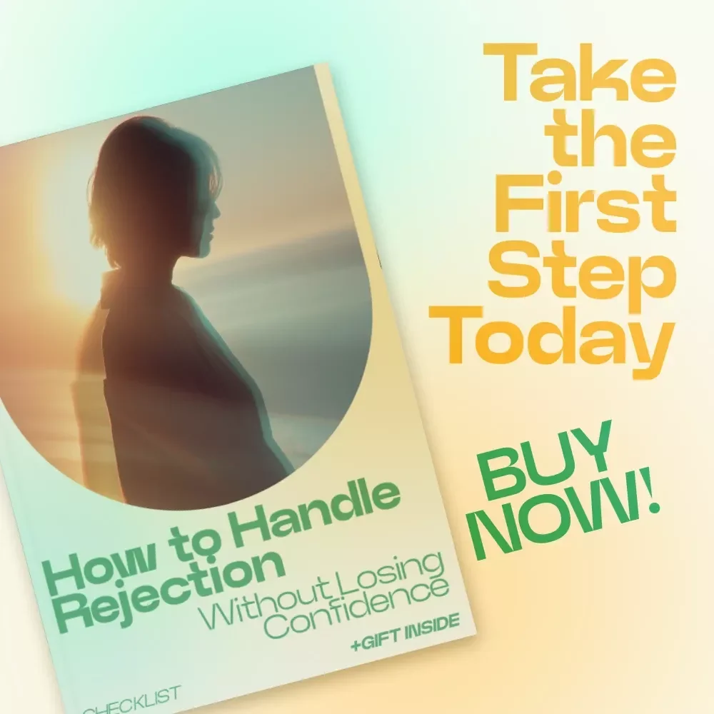How to Handle Rejection Without Losing Confidence Checklist | how to handle rejection in a healthy way Guide | Mindset Reset & Emotional Resilience Printable
