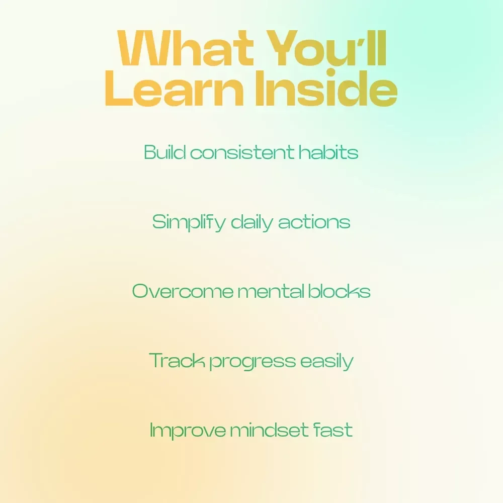 Build Better Habits With Smarter Thinking and AI Support Checklist – AI Support for Habit Mindset Building System for Consistency, Focus, and Daily Progress