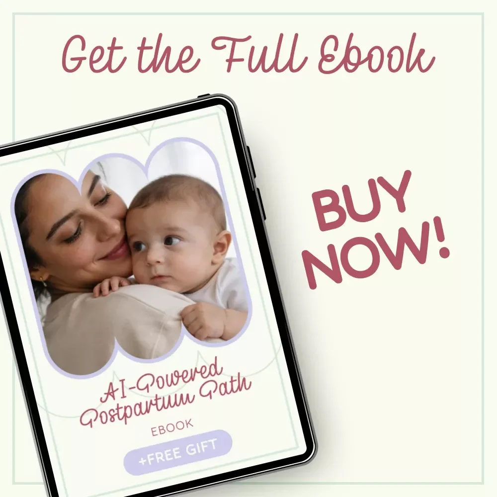 AI-Powered Postpartum Path – AI Postpartum Recovery Plan eBook, Smart Healing Guide for New Moms, Digital Download Wellness Checklist & Personalized Care System