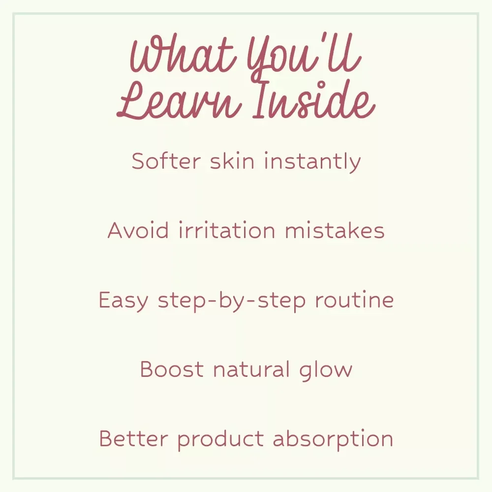 Smooth & Soft: Body Exfoliator Essentials – Ultimate body exfoliator for soft skin Checklist, Glow-Up Skincare Guide, Spa Routine Planner, Self-Care Digital Download