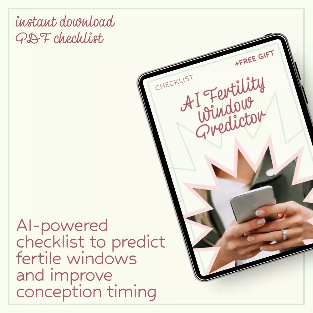 AI Fertility Window Predictor Checklist – Smart Cycle Tracking & Ovulation Planning Guide, AI Fertility Window Predictor for Accurate Conception Insights