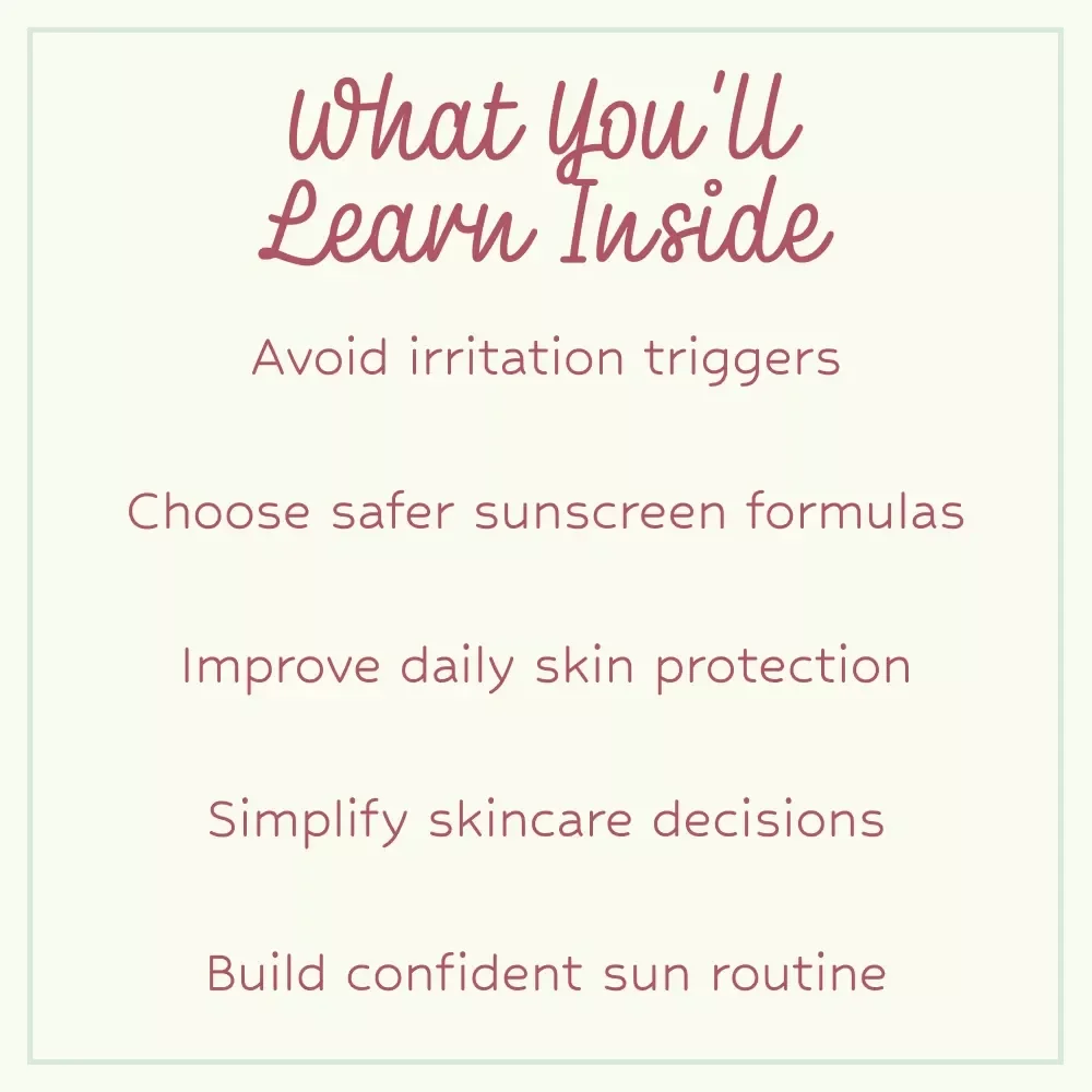 Glow Safely: Sunscreen Tips for Sensitive Skin – Essential Checklist for Choosing the Best sunscreen for sensitive skin, Daily SPF Guide & Skin Protection Routine
