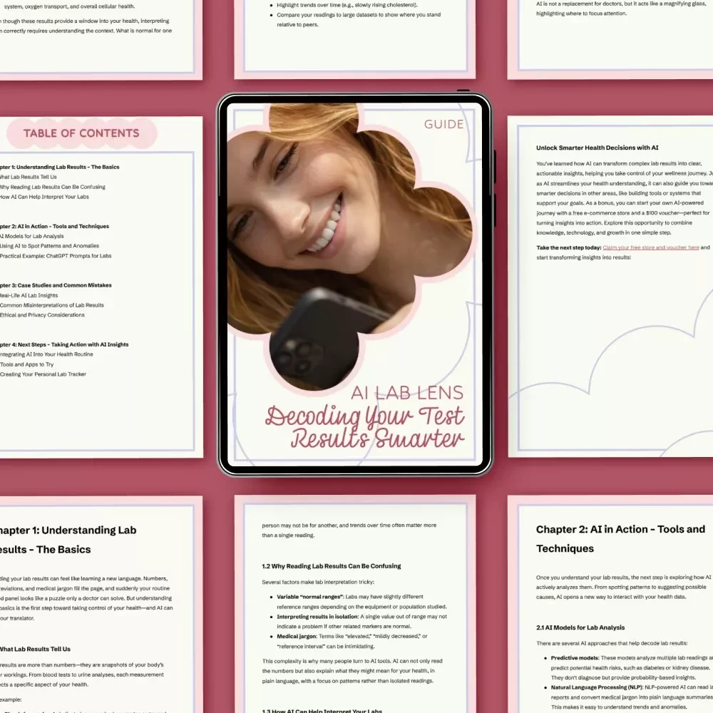 AI Lab Lens: Decoding Your Test Results Smarter | AI for Decoding Lab Results Guide, Health Data Interpretation eBook, AI Lab Analysis Toolkit