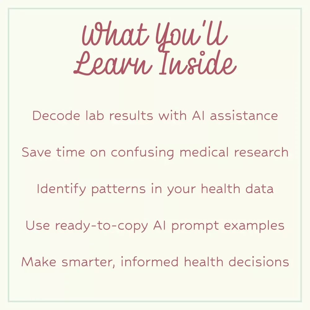 AI Lab Lens: Decoding Your Test Results Smarter | AI for Decoding Lab Results Guide, Health Data Interpretation eBook, AI Lab Analysis Toolkit