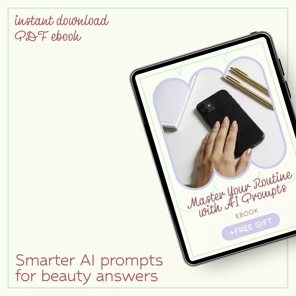 ChatGPT Prompts for Beauty Questions – Ultimate AI Beauty Guide eBook for Skincare, Haircare & Makeup | Smart Beauty Prompts Digital Download