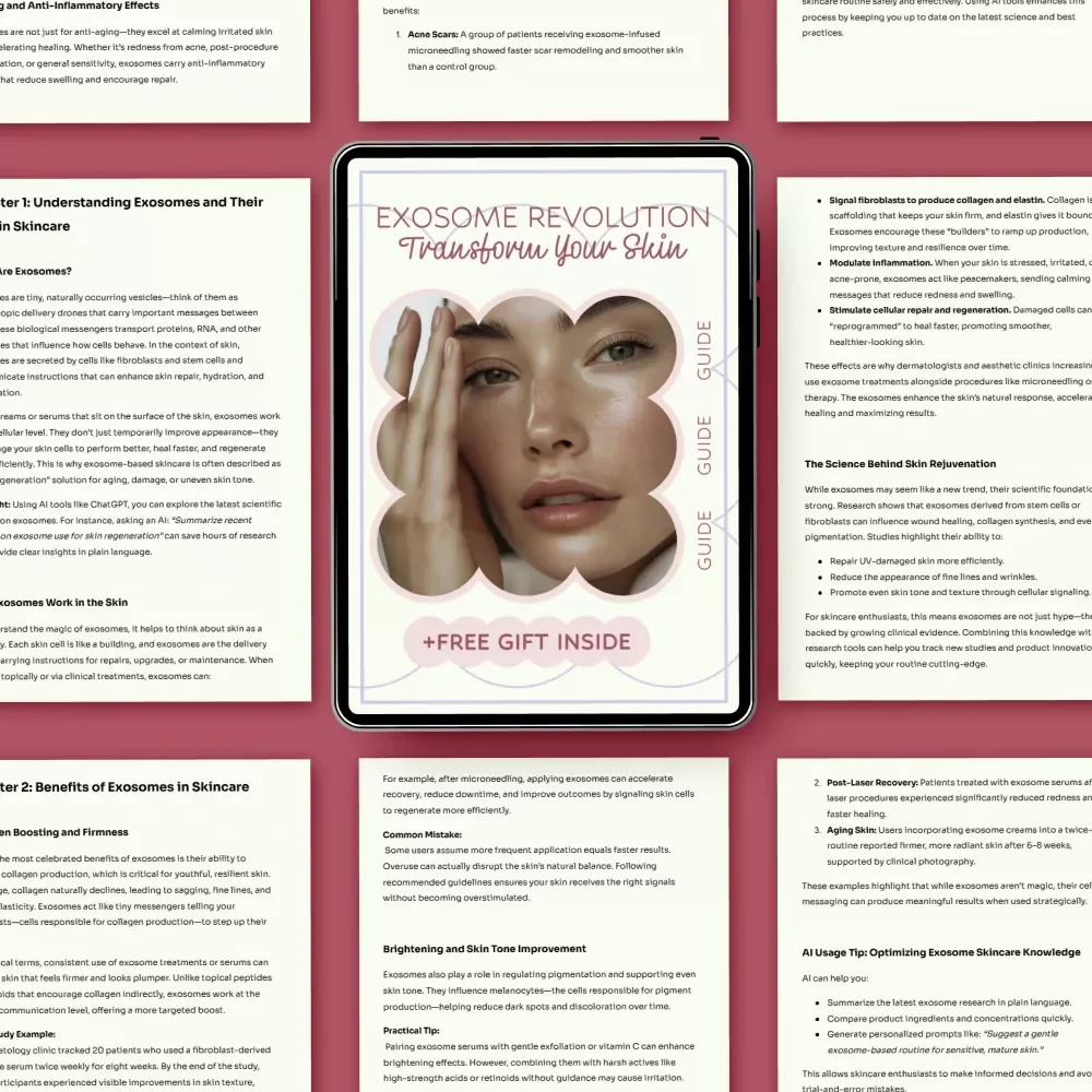 Exosome Revolution: Transform Your Skin – Ultimate Guide to Exosomes in Skincare Benefits, Skin Rejuvenation, Collagen Boosting & Smart Skincare Strategies