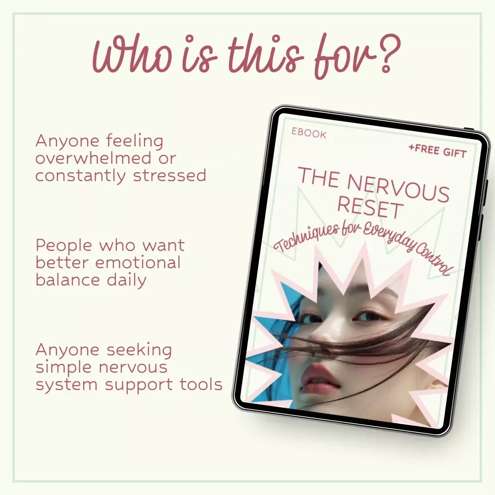 The Nervous Reset: Techniques for Everyday Control | Nervous System Regulation Techniques eBook, Stress Relief Guide, Mind-Body Healing Checklist, Digital Download