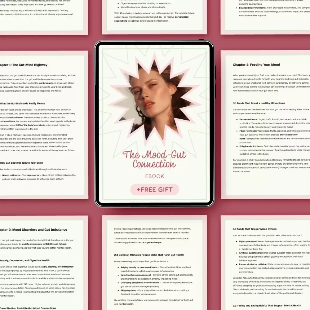 The Mood-Gut Connection: How Gut Health Affects Mood eBook Guide for Mental Wellness