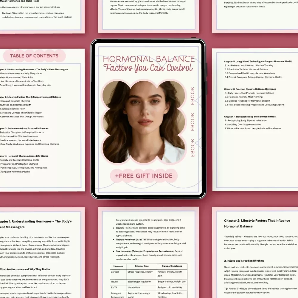 Hormonal Balance: Factors You Can Control – eBook on What Affects Hormonal Balance