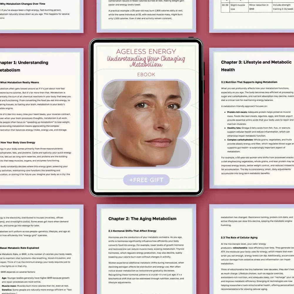Ageless Energy: Understanding Your Changing Metabolism – How Aging Affects Metabolism Guide eBook