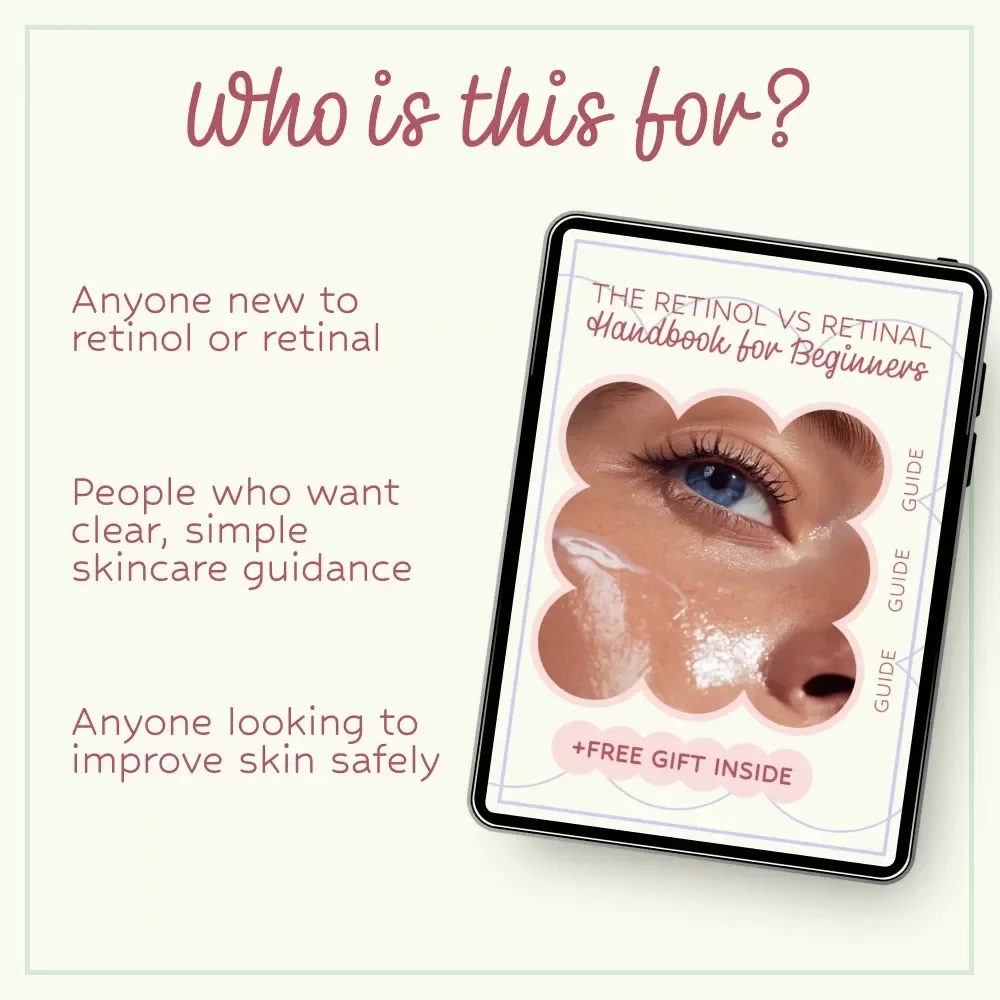 The Retinol vs Retinal Handbook for Beginners – Ultimate Guide to Retinal vs Retinol for Beginners, Skincare Routine Starter eBook, Anti-Aging & Acne Solution Guide